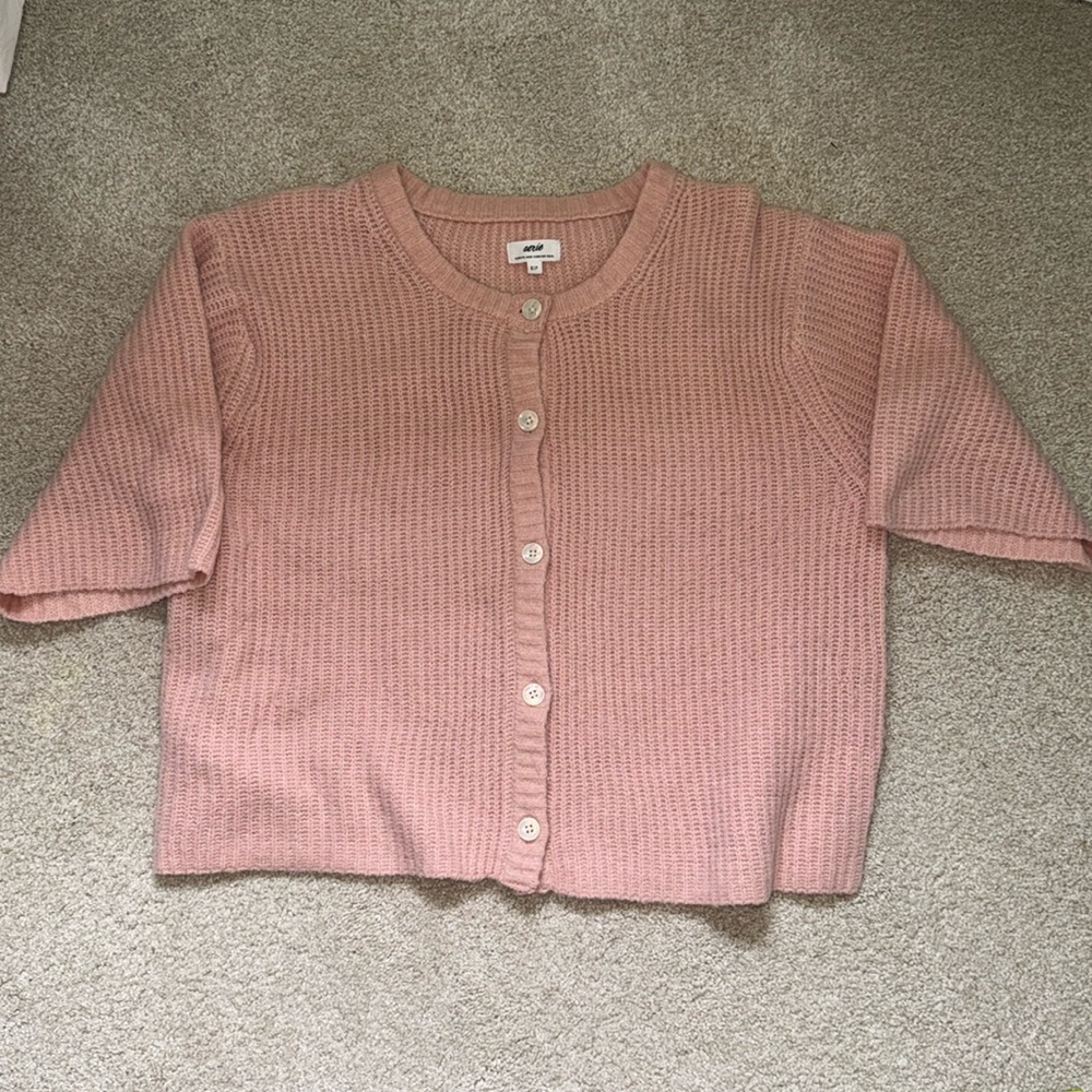 Aerie Short Sleeve Cardigan